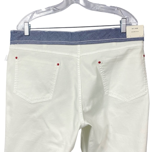 Brooks Brothers Jeans, White, Classic, Red Fleece Line, 98% Cotton, 2% Elastane - Picture 7 of 15